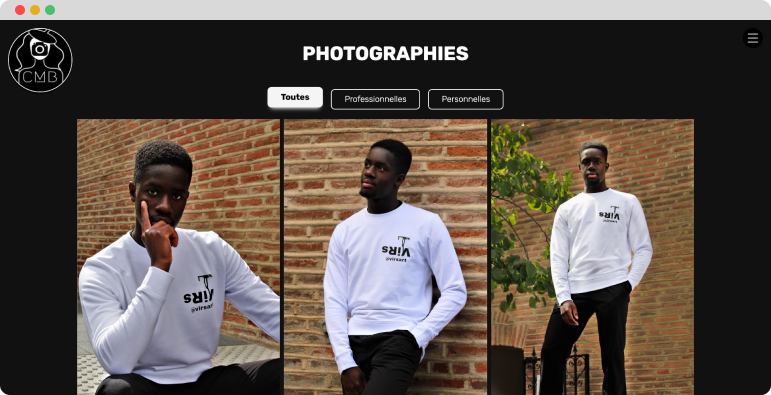 Site web de CMB Photograhie